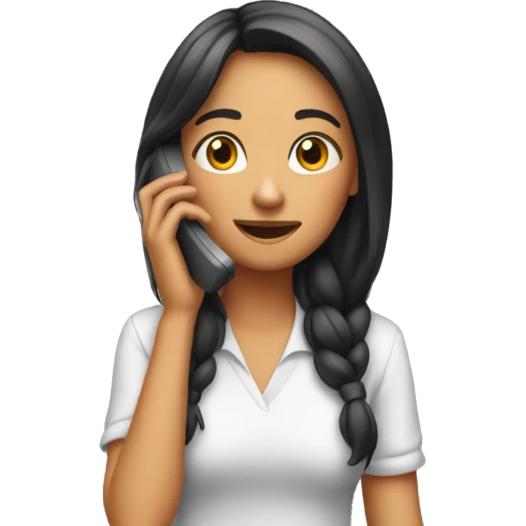 girl on the phone emoji