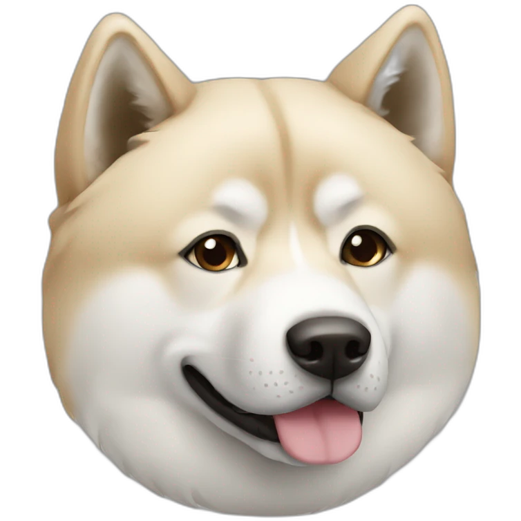 Akita face emoji