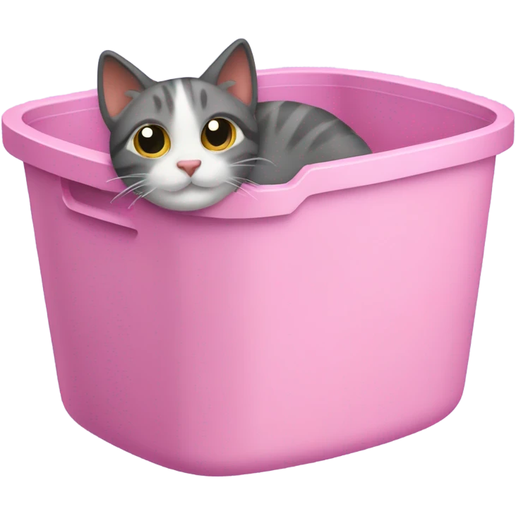 cat litter box emoji