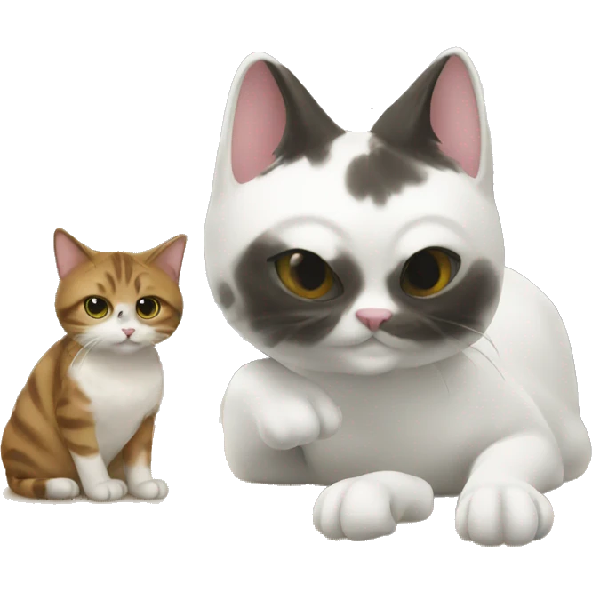 Cat and kitchen emoji