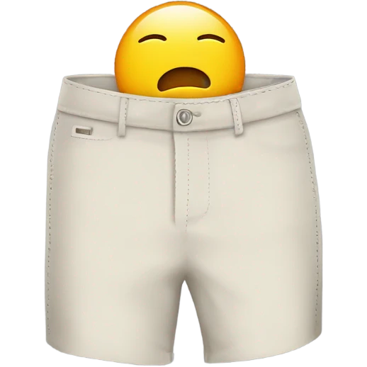 Pants with thought bubble emoji