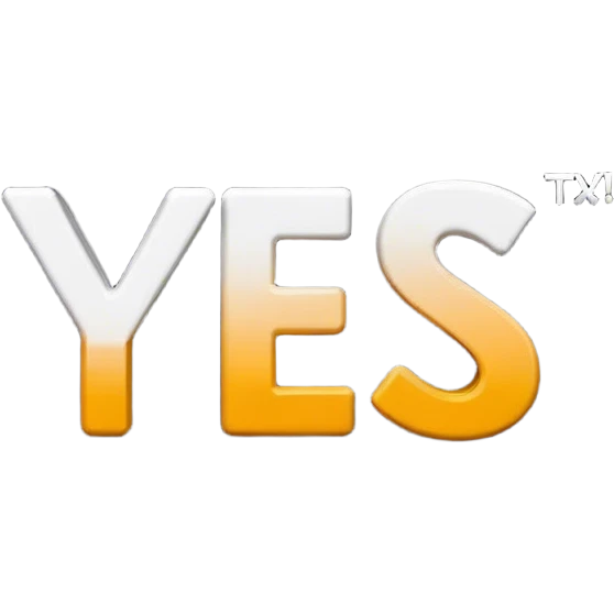 The word Yes emoji