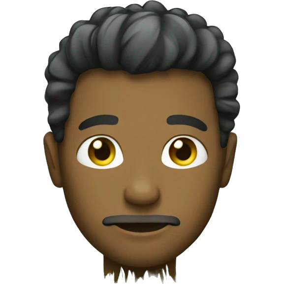 man whit green grass hair emoji