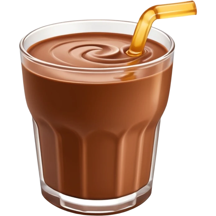 Chocolate milk and apple juice mix emoji