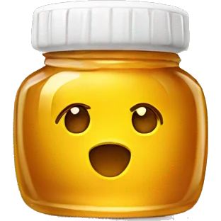 Honey on a tiny packet emoji