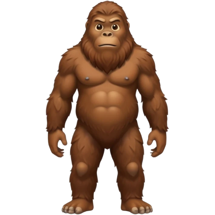 Bigfoot emoji