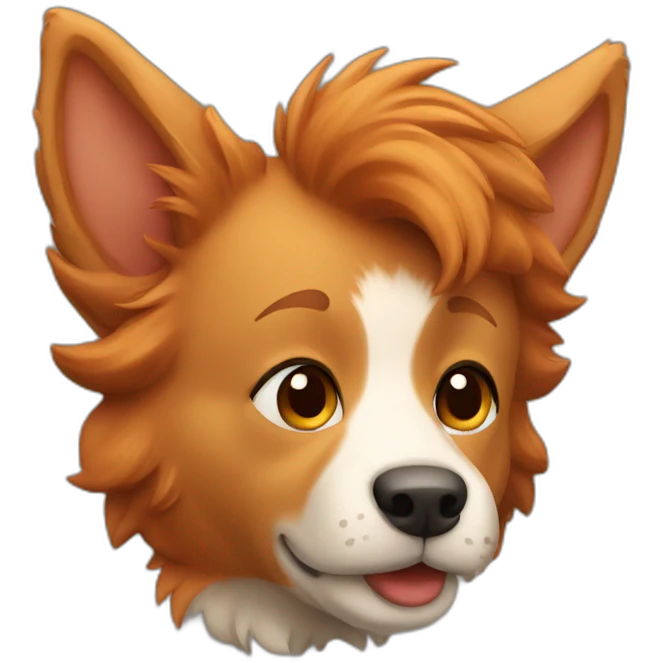 ginger shepherd emoji