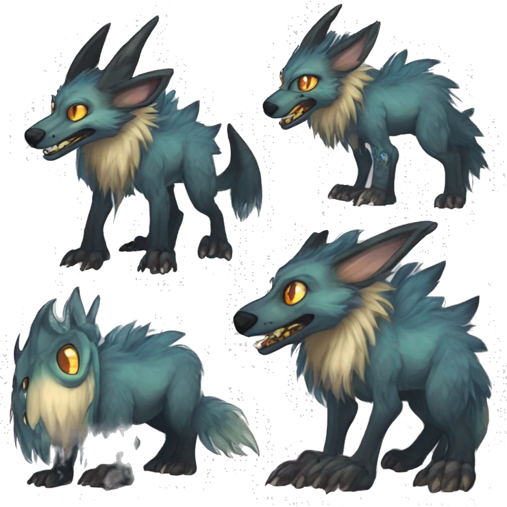 Cute Protogen-vernid-sergal-wickerbeast by griffsnuff & LiLaiRa & Falvie full body  emoji