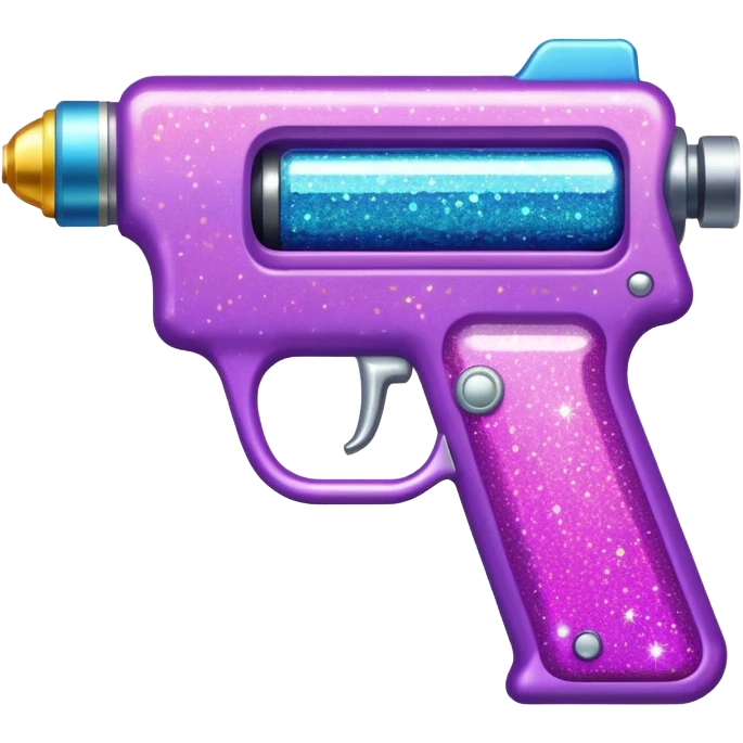 glitter gun emoji