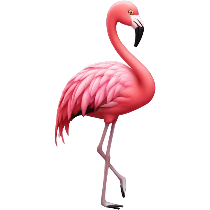 flamingo in high heels  emoji