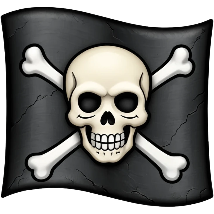 jolly roger flag emoji from one piece emoji