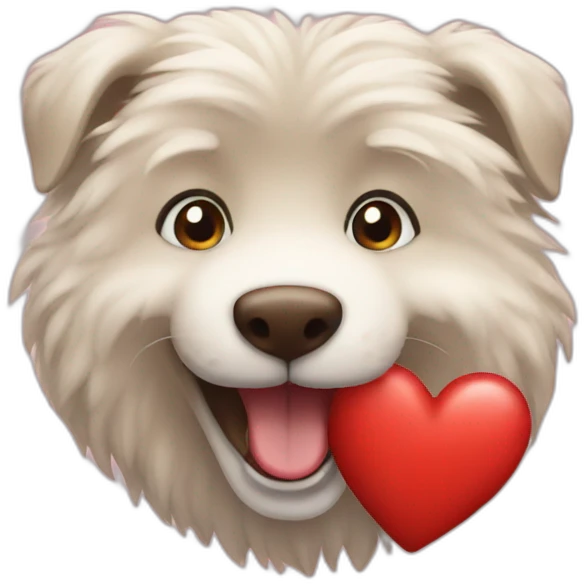Happy red heart emoji emoji