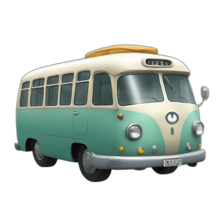 mon voisin totoro chat bus emoji
