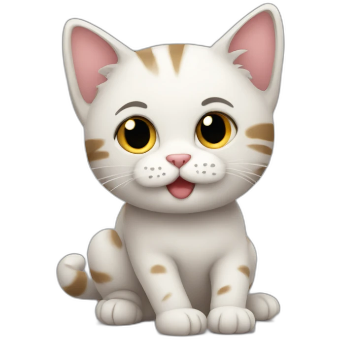 Busy cat emoji