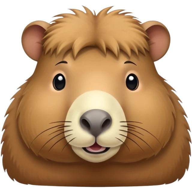 Capibara cute emoji