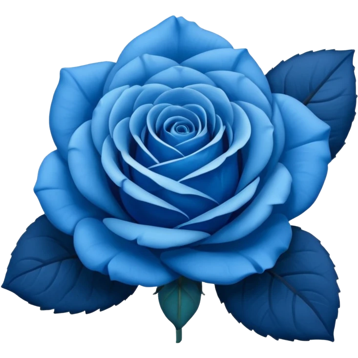 blue rose emoji