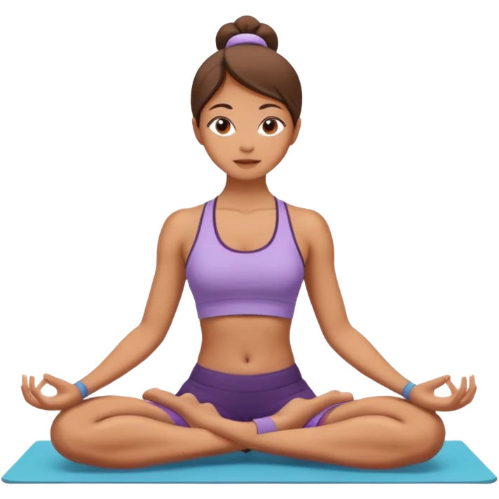 yoga poses Girl emoji