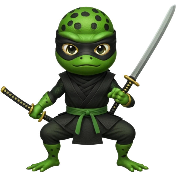 frog ninja emoji