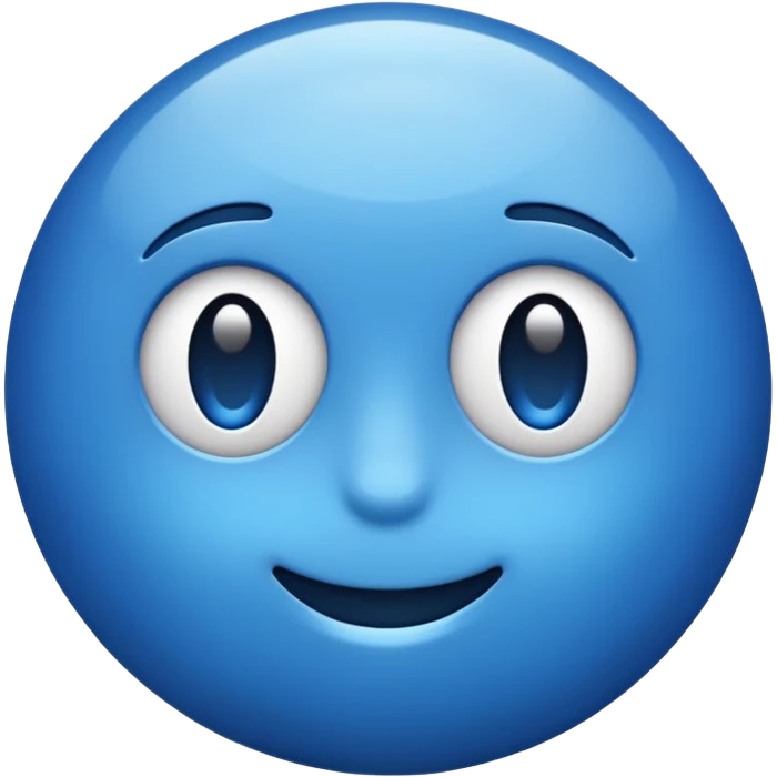 Blue tik emoji