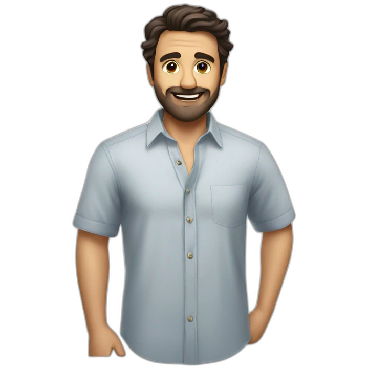 Mauro İcardi wering a shirt emoji