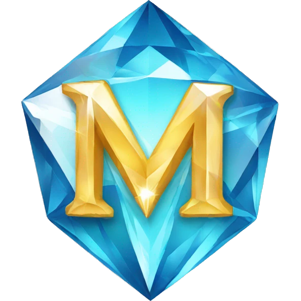 DIAMOND LETTER M emoji