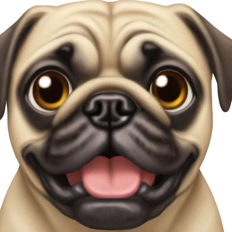 Perro pug emoji