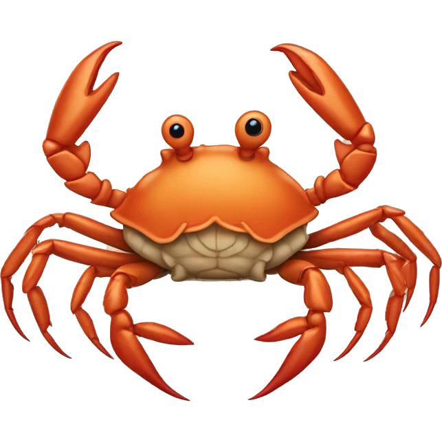 Crab with a mohawk emoji