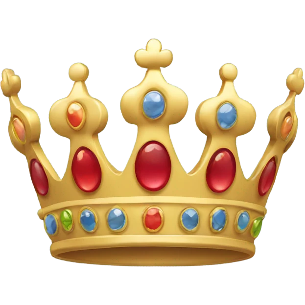 Royal crown flat view emoji