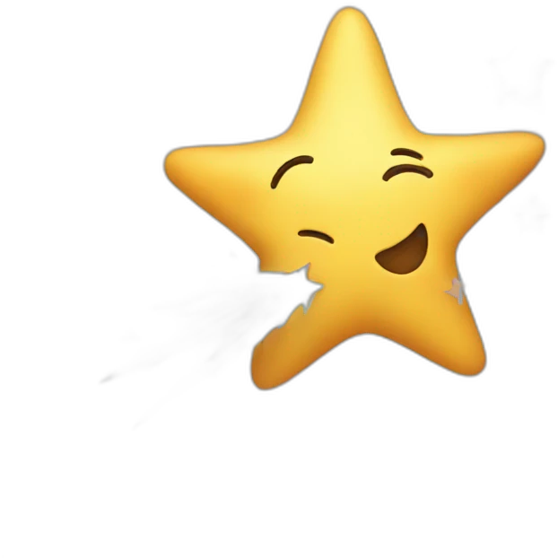 Falling star emoji