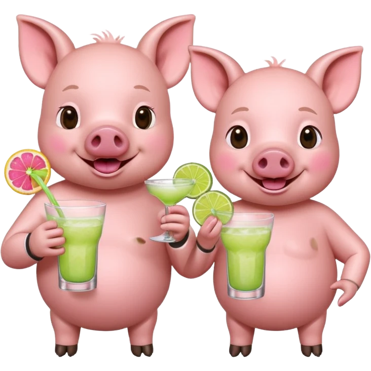 Margaritas a los cerdos emoji