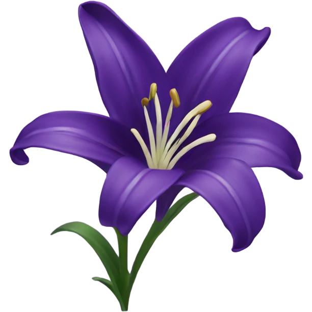 Purple Lily logo emoji