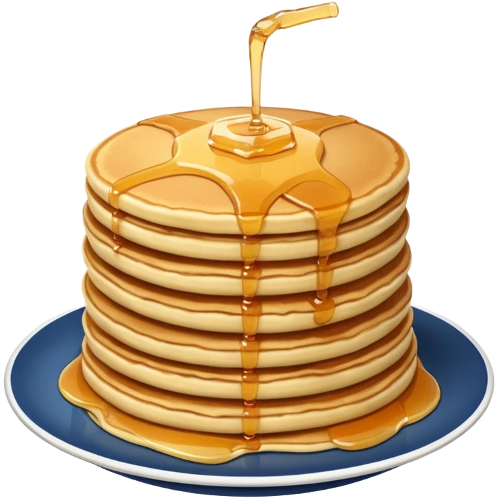 Pancake drinking a energy drink emoji