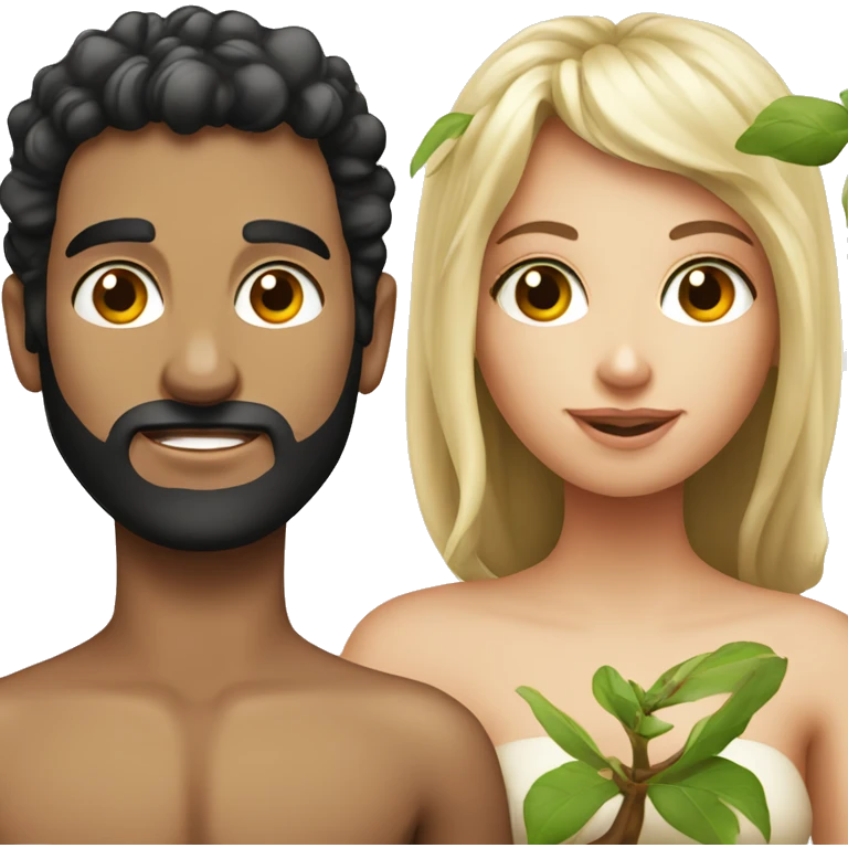 Adam and Eve emoji