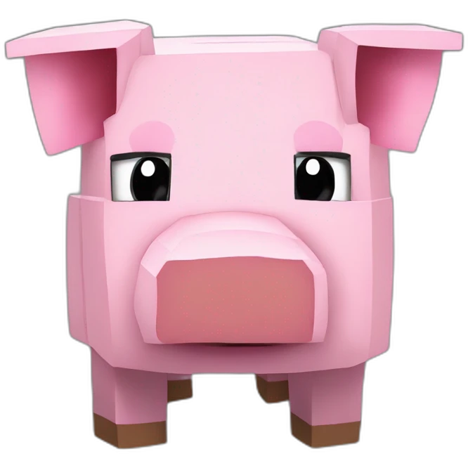 minecraft pig emoji