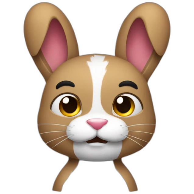 Rabbit boxe emoji