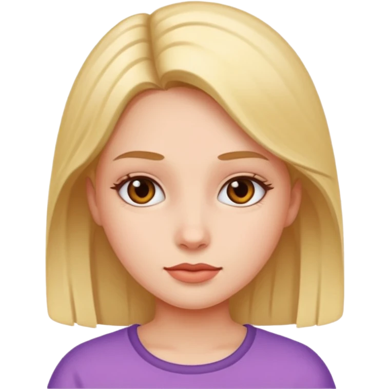A girl emoji