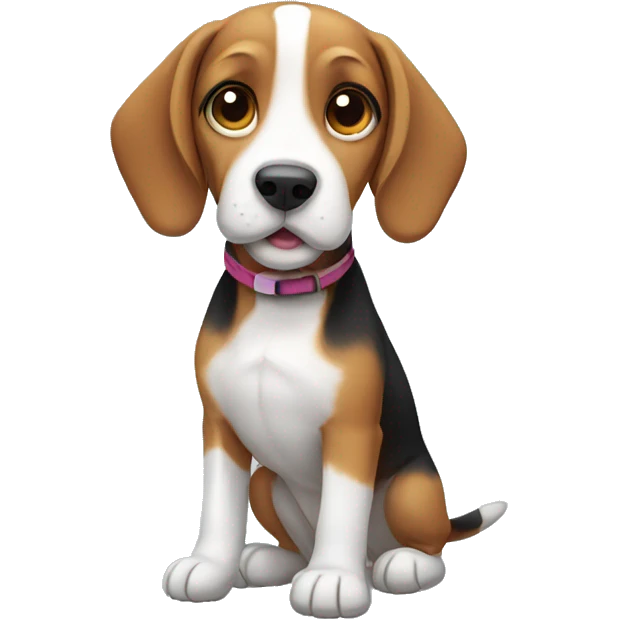 a cute beagle  emoji