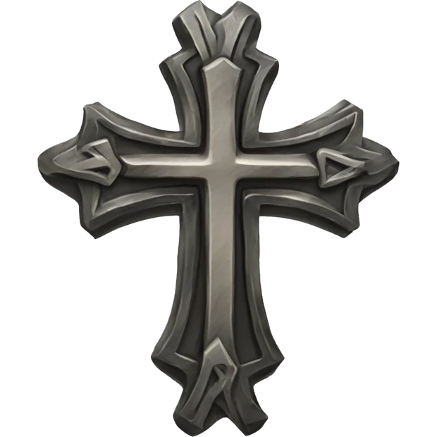 Metal cross orthodox  emoji
