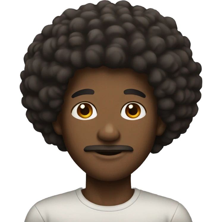 Afro men  emoji