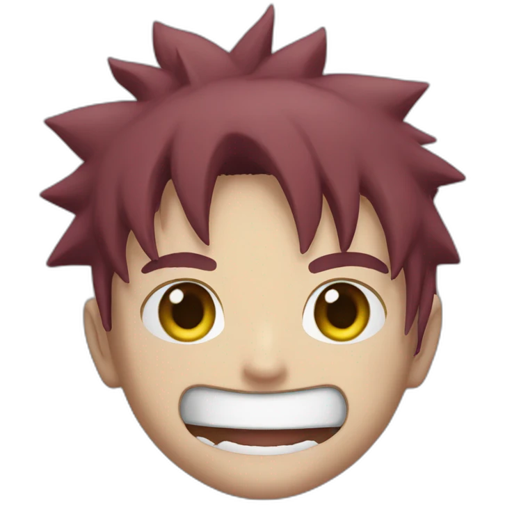 Naruto happy face emoji