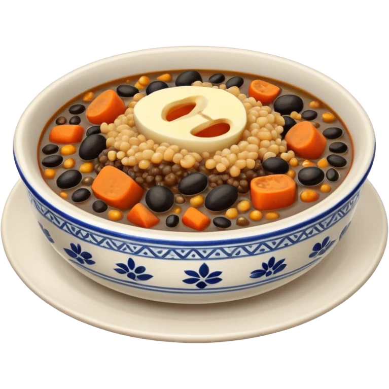 quinoa and black lentens stew emoji