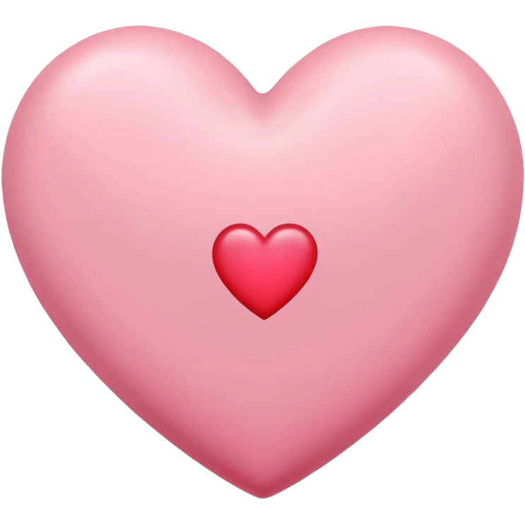 one pink heart  and one red heart emoji with subtle sakura petal texture emoji