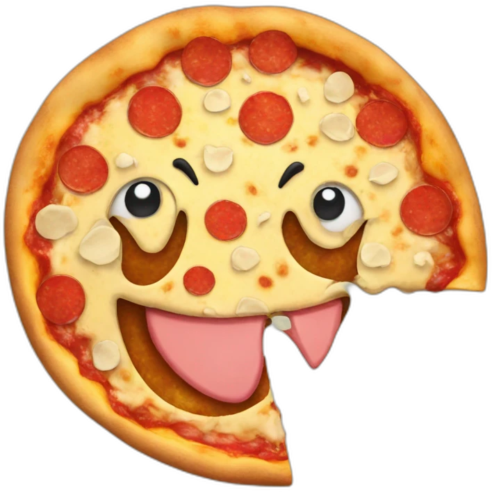 pizza smile emoji