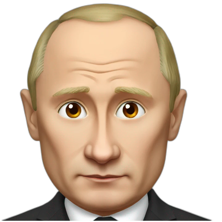 Vladimir Putin with imp horns emoji