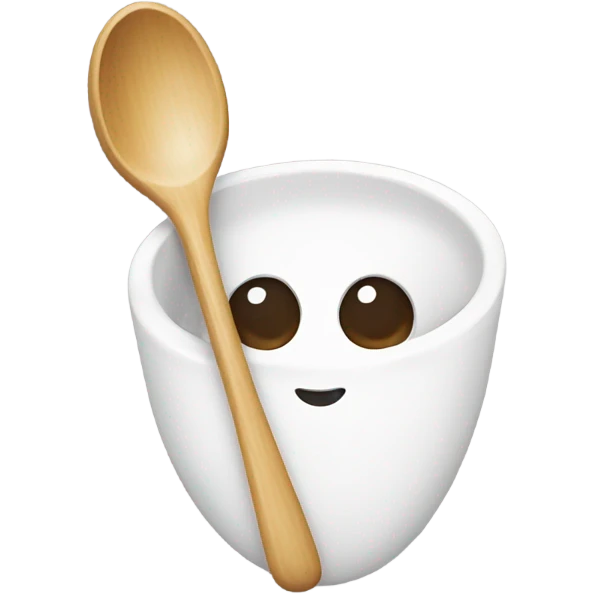 white spoon with a bow emoji