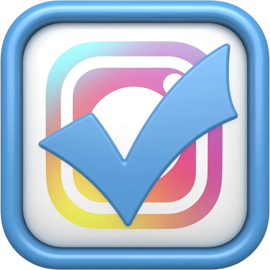 Blauer hacken wie bei Insta wenn man 1 mio follower hat emoji