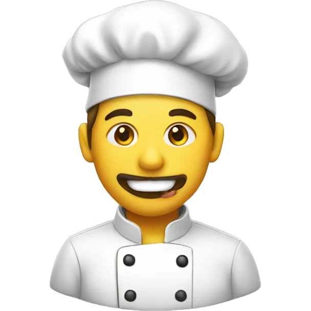 Chef licking lips emoji