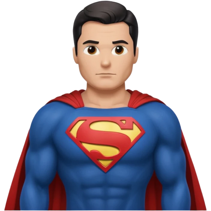 superman standing emoji