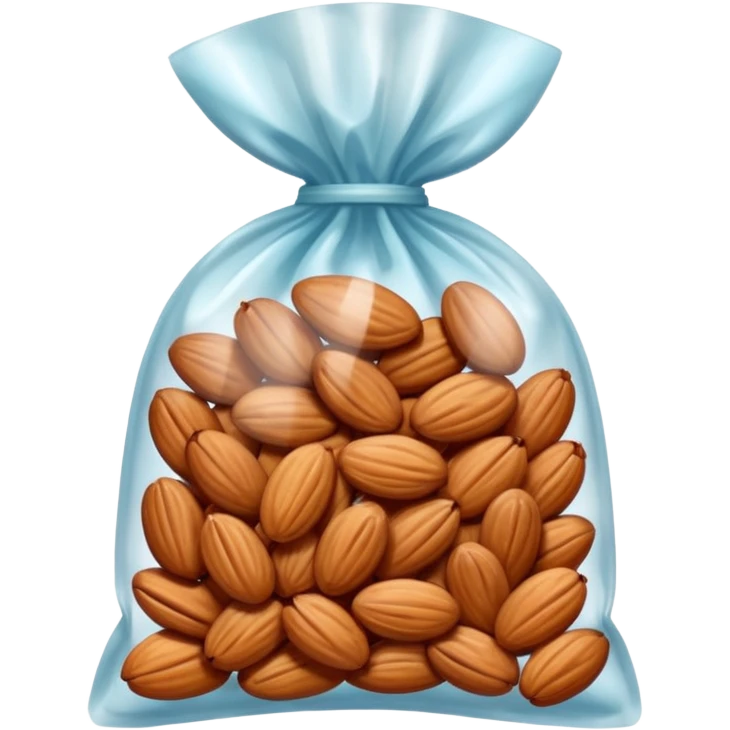 candied almonds in bag emoji