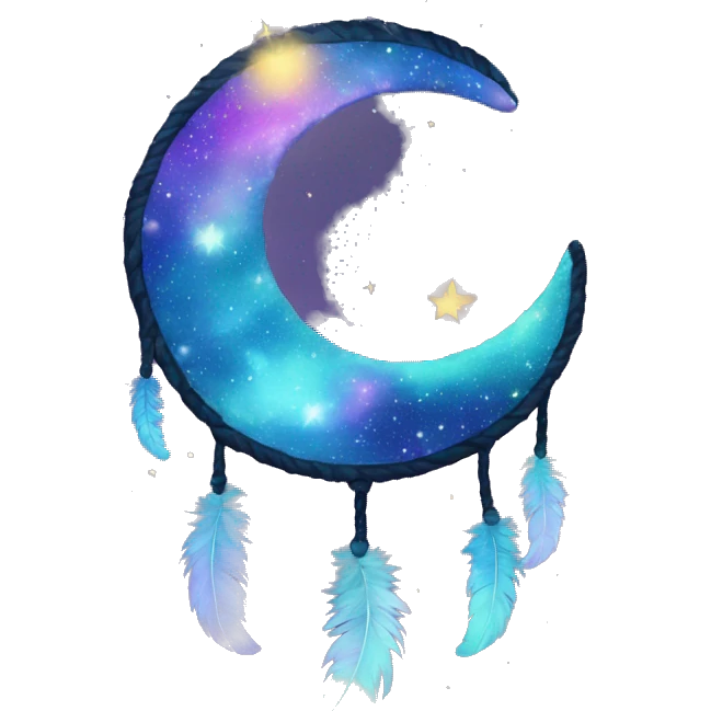 crescent-stars-galaxy-dreamcatcher emoji